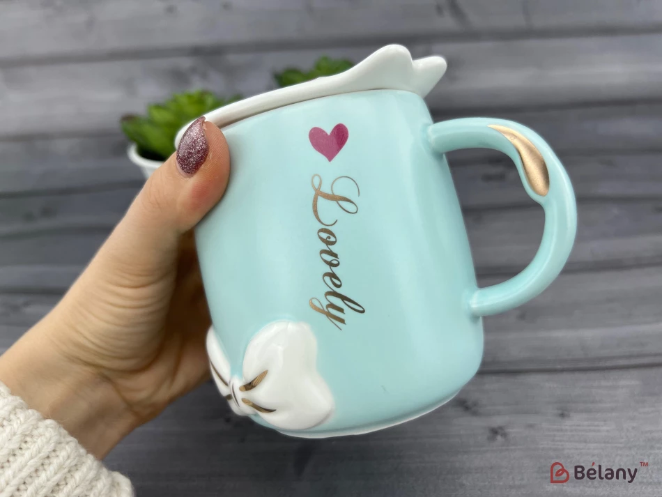 Cana Din Ceramica "beauty Ribbon" Acvamarin | 2