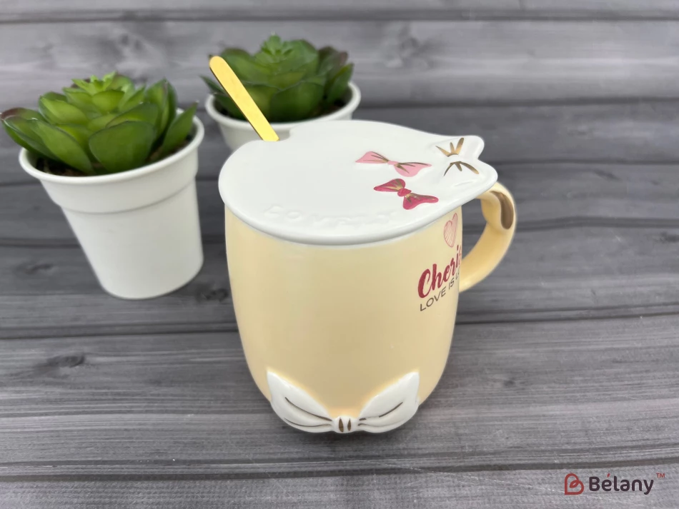 Cana Ceramica "beauty Ribbon" Crema | 4