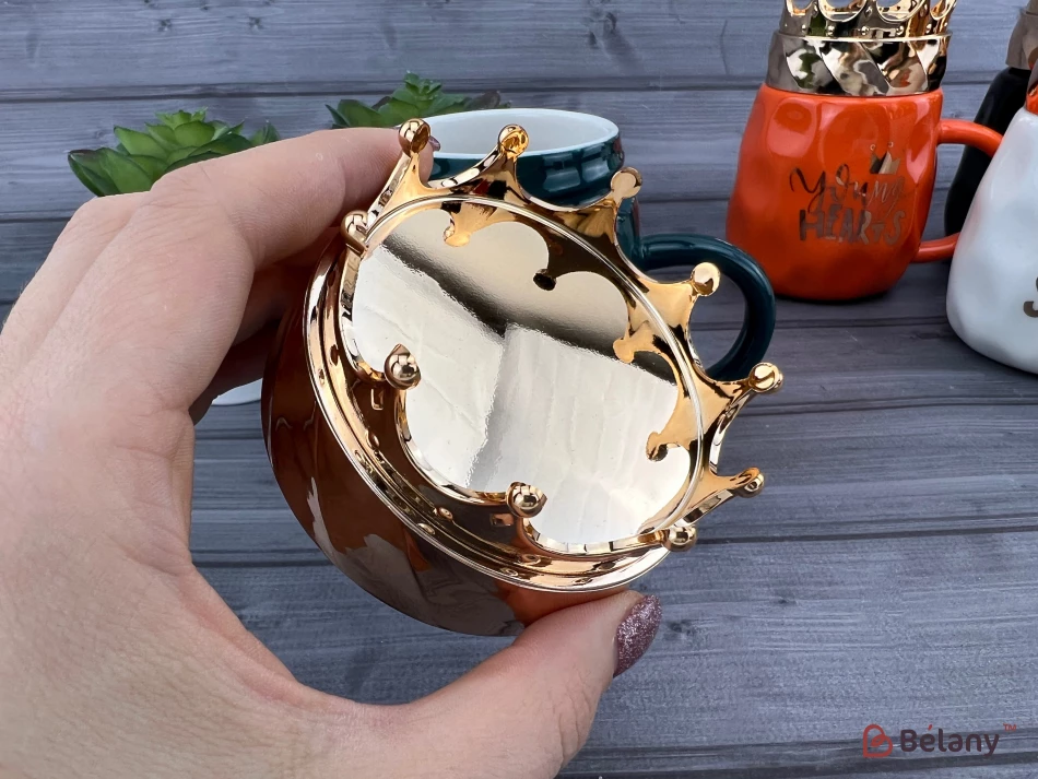 Cana Din Ceramica "crowny" Alba | 4