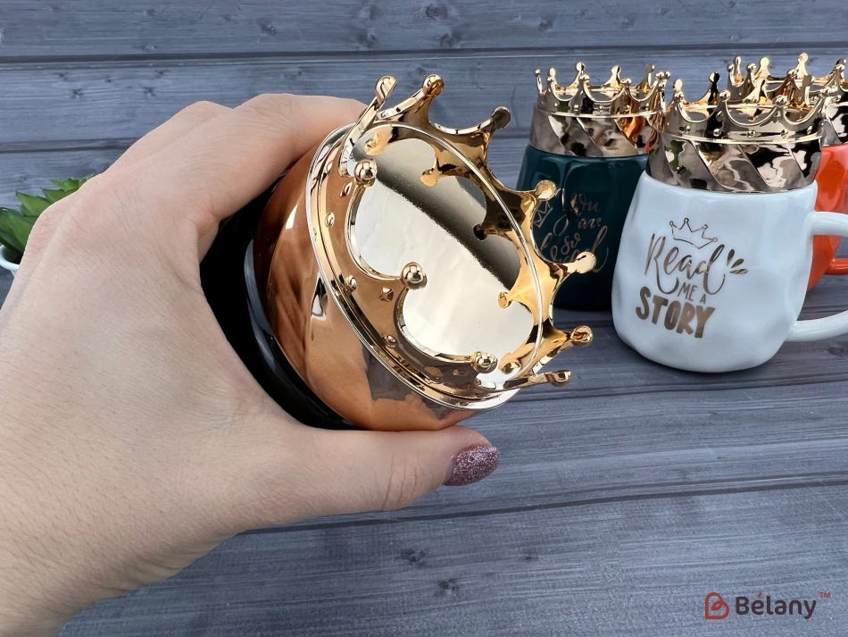 Cana Din Ceramica "crowny" Neagra | 3