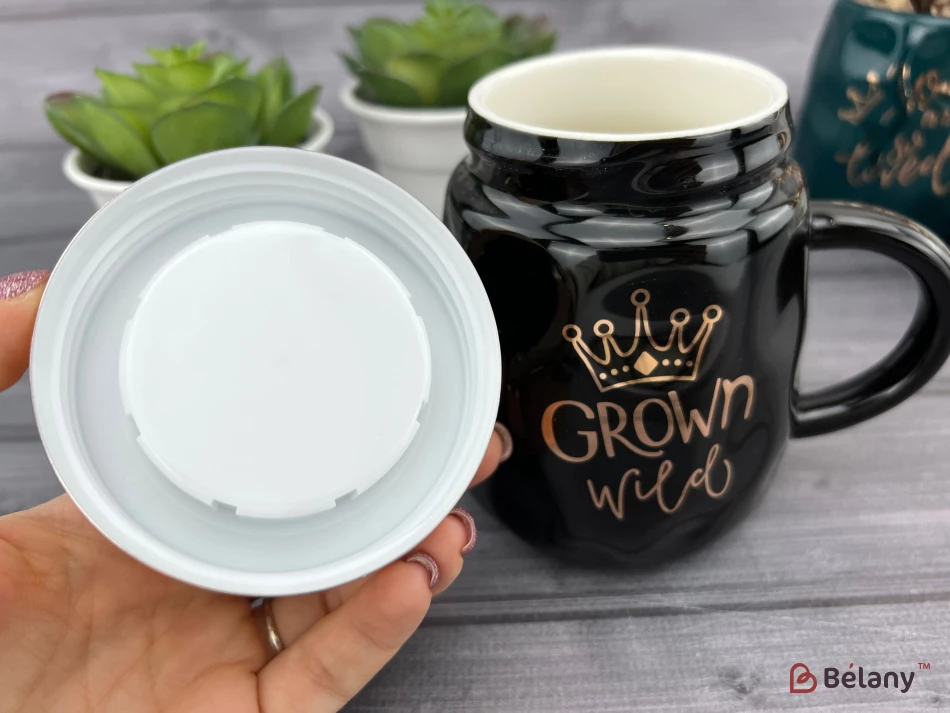 Cana Din Ceramica "crowny" Neagra | 4