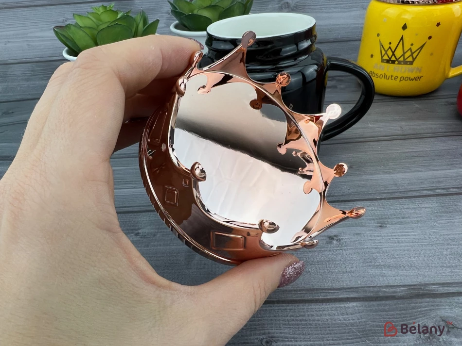 Cana Din Ceramica "an Crown" Neagra | 3