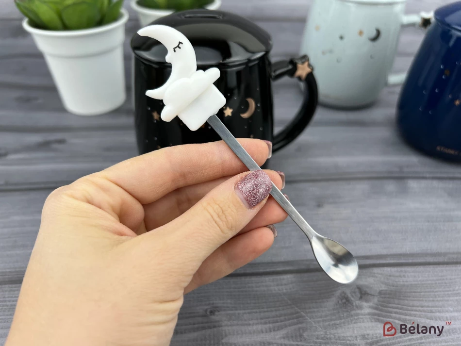 Ceașcă Din Ceramică „Cer Înstelat” Neagră | 3