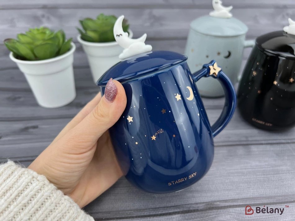 Cana Din Ceramica "cer Instelat" Albastru | 2