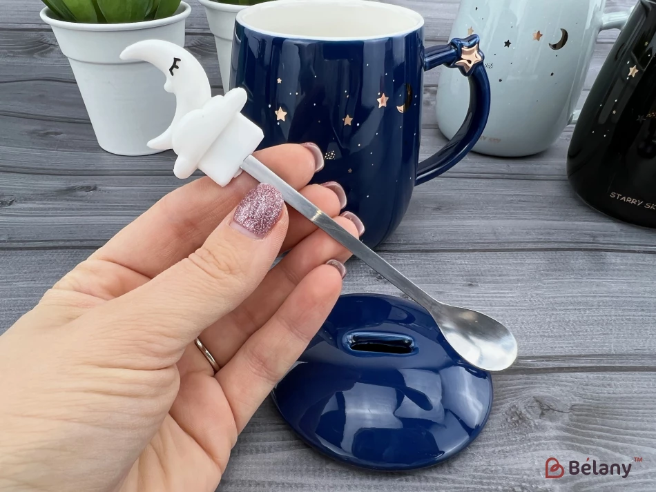 Cana Din Ceramica "cer Instelat" Albastru | 3