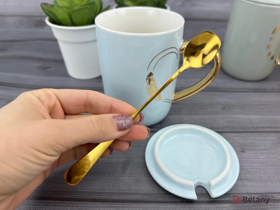 Cana Din Ceramica "jumatate De Inima" Albastra | 3