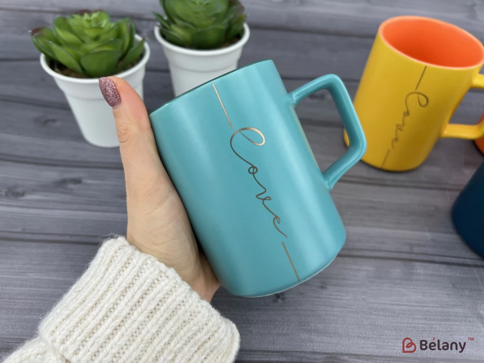 Cana Din Ceramica "deep Love" Albastra | 2