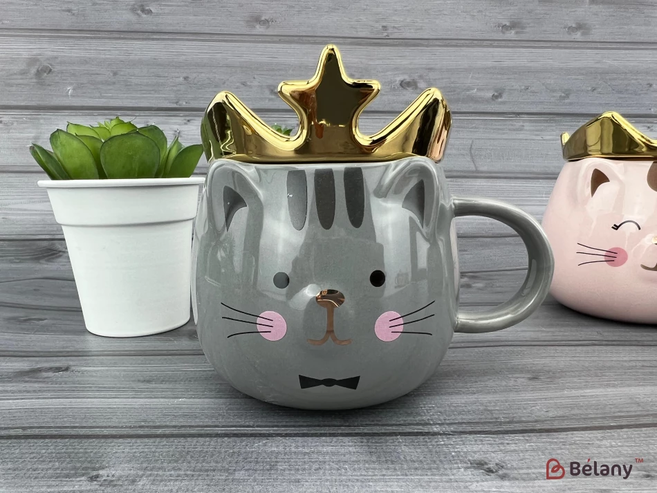 Cana Din Ceramica "printul Soarecelui" Gri