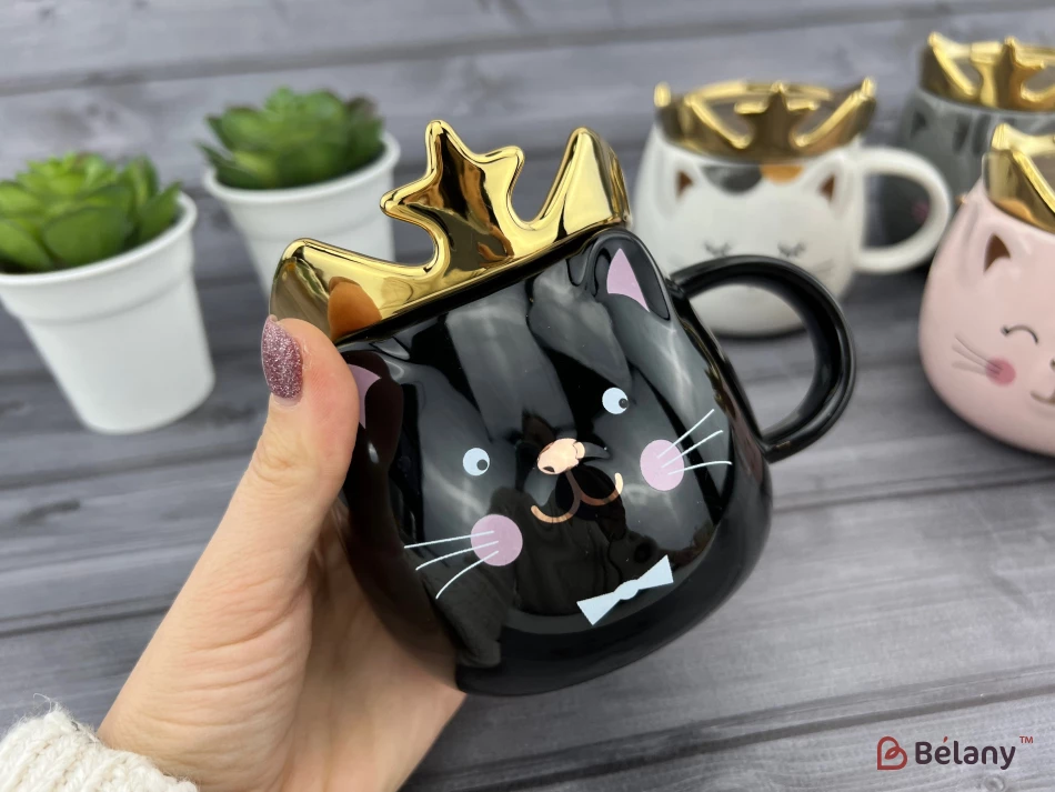 Cana Din Ceramica "printul Soarecelui" Neagra | 2