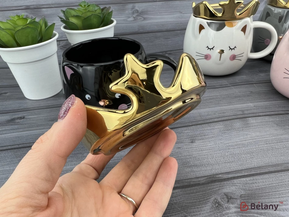 Cana Din Ceramica "printul Soarecelui" Neagra | 3