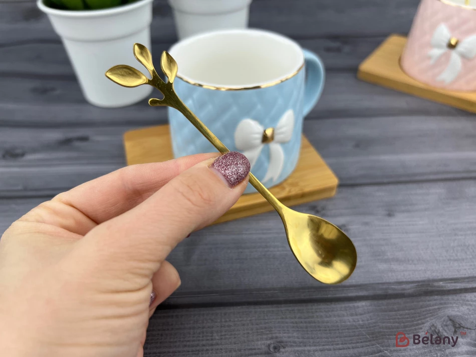 Cana Si Farfuria Din Ceramica "ceasca Moale" Albastra | 3