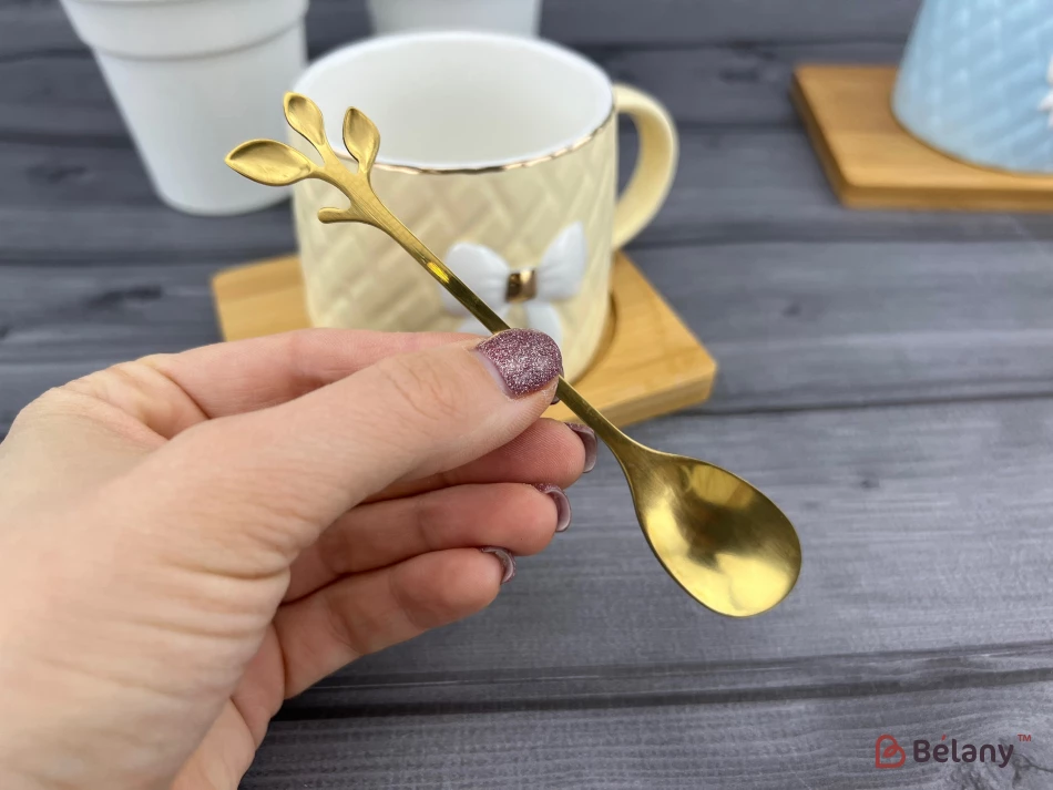 Cana Si Farfuria Ceramica "ceasca Moale" Crema | 3