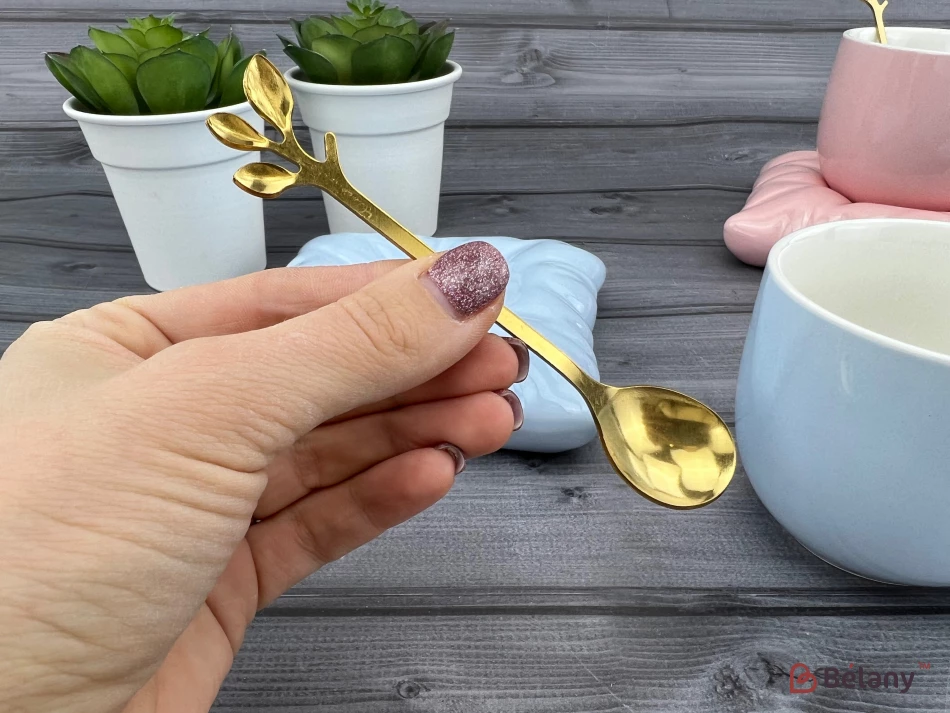 Pahar Si Farfurie Ceramica "cup Pe Perna" Albastru | 4