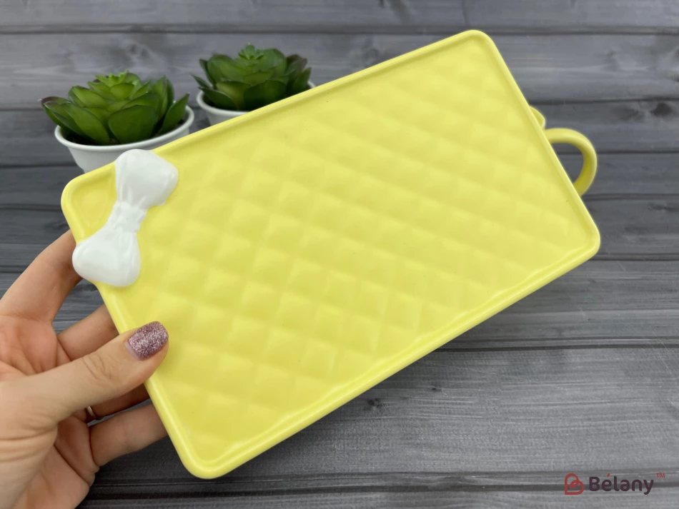 Cana Si Farfuria Din Ceramica "softy" Galben | 4