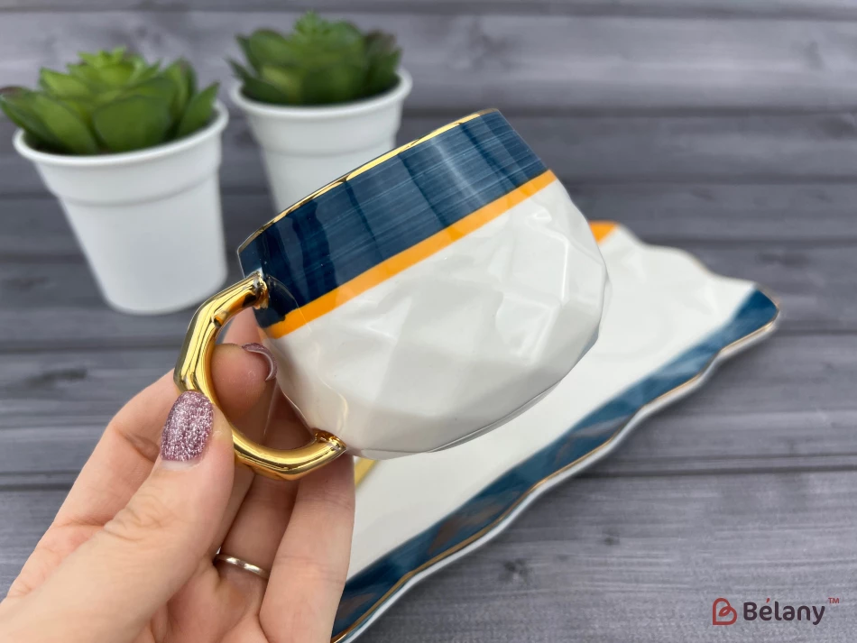 Ceașcă Și Farfurie Din Ceramică „Van Gogh” | 2