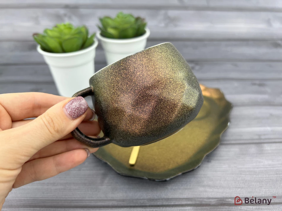 Pahar Si Farfurie Din Ceramica "galaxy" Corvus | 2