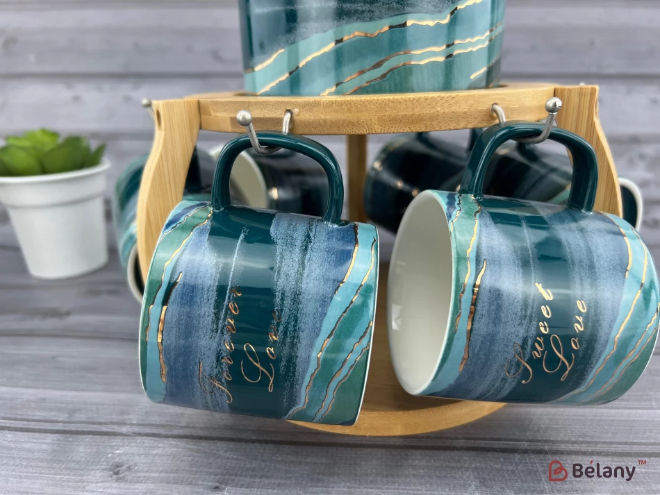 Set De Ceai "marmour" Smarald | 4