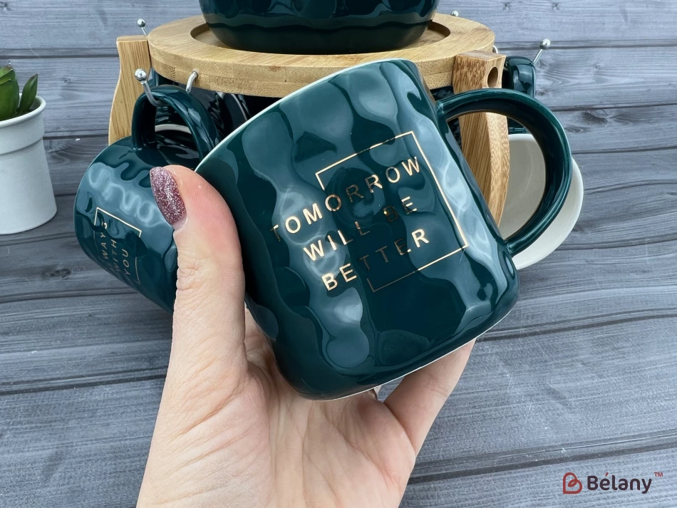 Set De Ceai „Asta Este Perfect” Smarald | 2