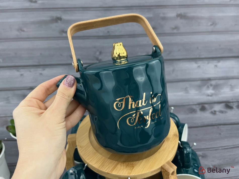 Set De Ceai „Asta Este Perfect” Smarald | 4