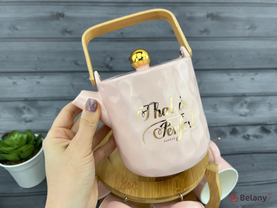 Set De Ceai "asta Este Perfect" Roz | 3