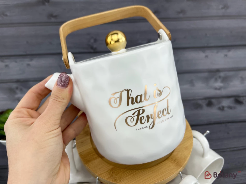 Set De Ceai "asta Este Perfect" Alb | 4