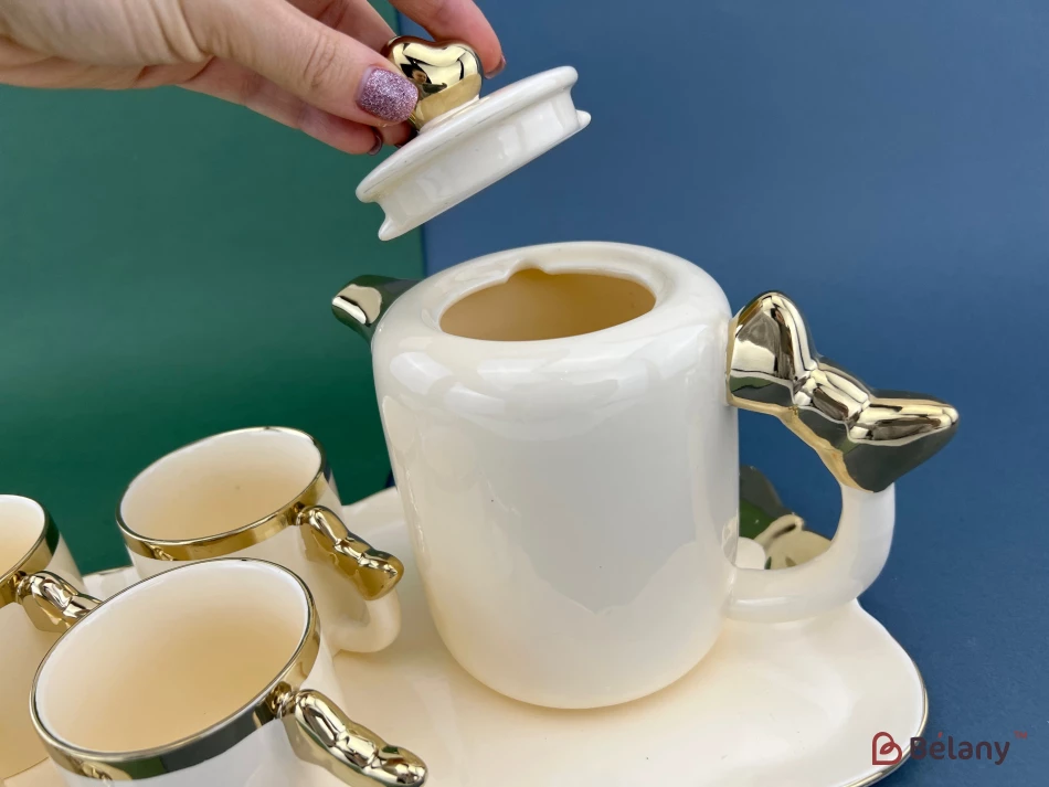 Set De Ceai "cea Mai Draguta" Crema | 4