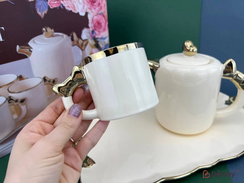 Set De Ceai "cea Mai Draguta" Crema | 5