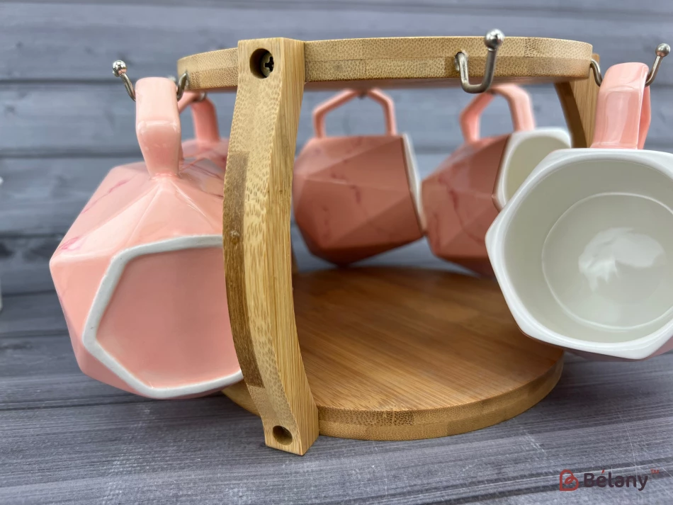 Set De Ceai "tricube" Roz | 5