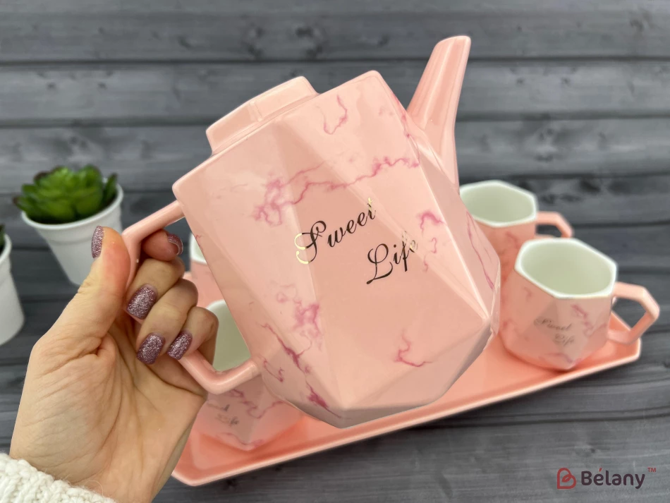 Set De Ceai "sweet Life" Roz | 2