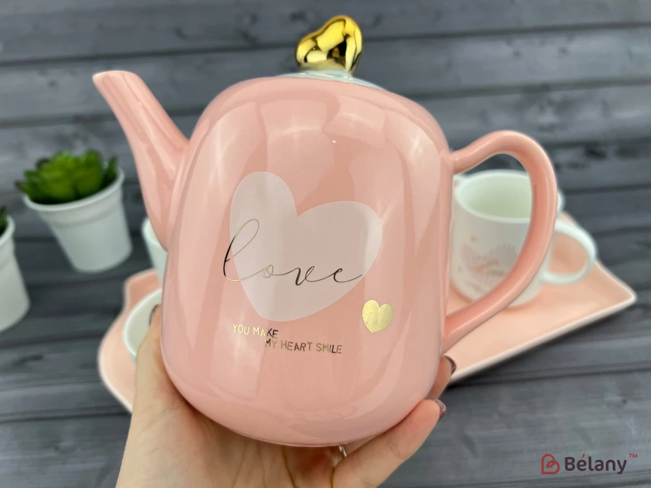 Set De Ceai "sweet Life" Roz | 2