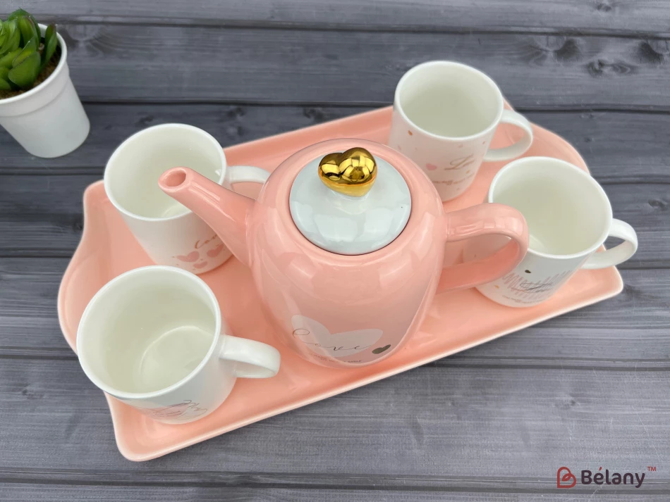 Set De Ceai "sweet Life" Roz | 4