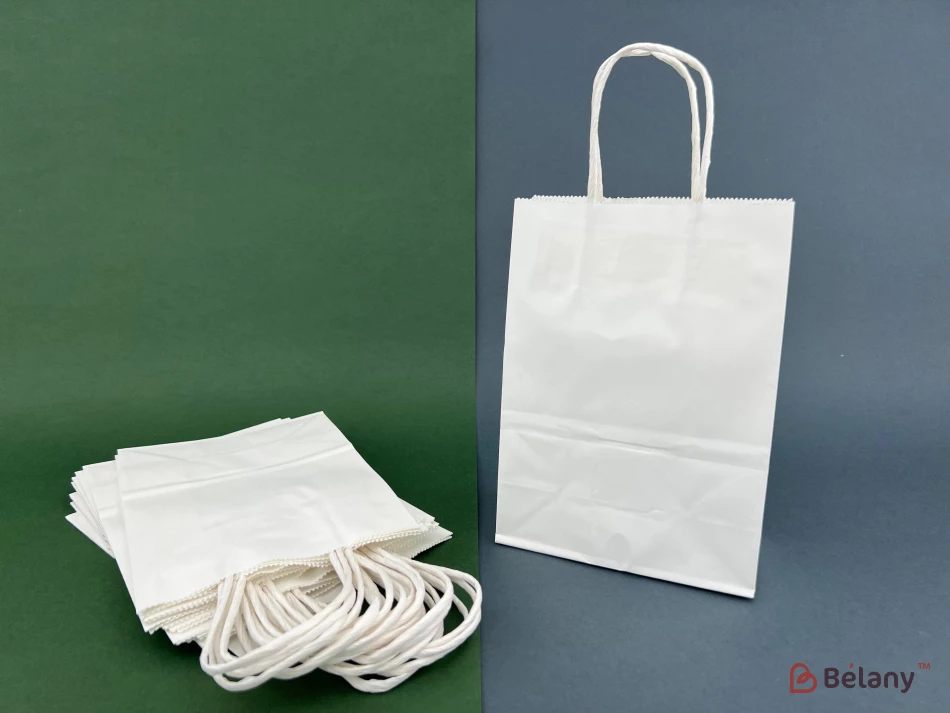 Genți De Artizanat „Doar Culoarea M” Alb