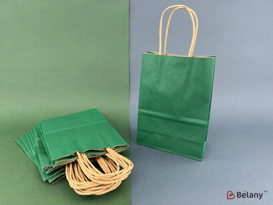 Genți De Artizanat „Doar Culoarea M” Verde Închis