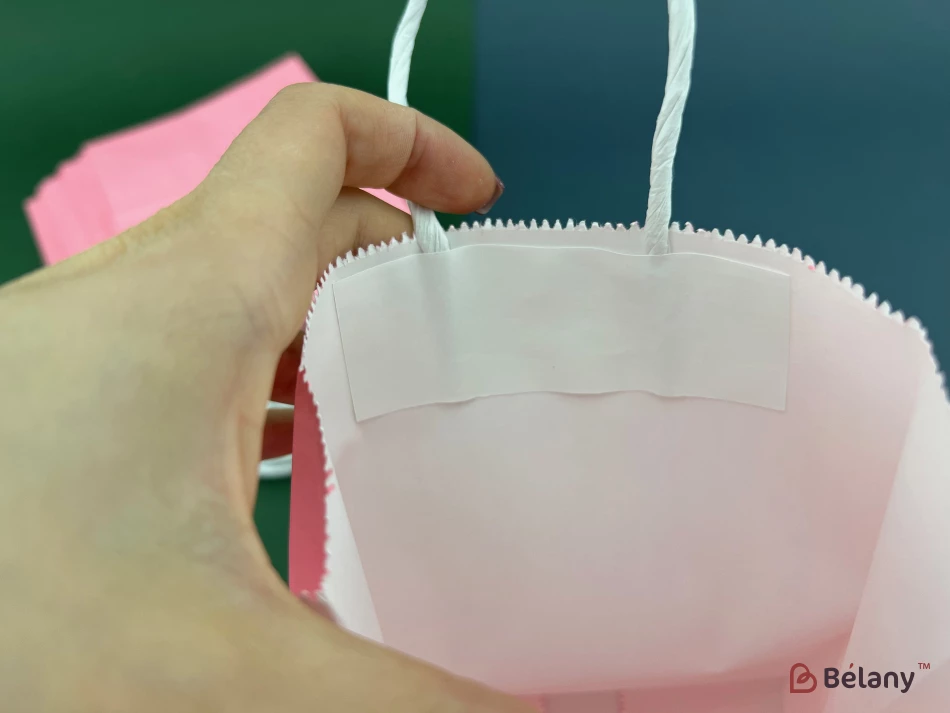 Pungi Kraft "doar Culoarea L" Roz | 3