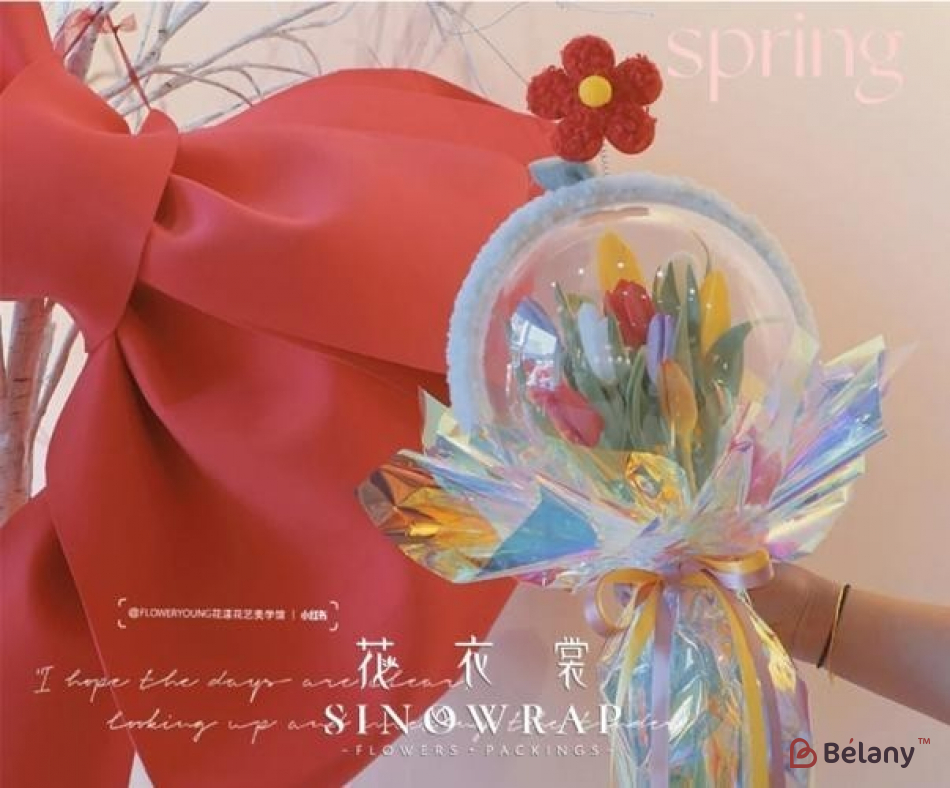 Minge De Plastic Pentru Buchet 22,5 Cm | 4