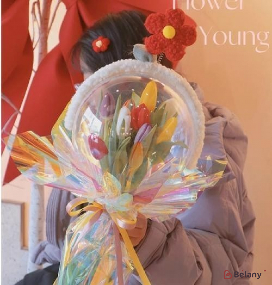 Minge De Plastic Pentru Buchet 22,5 Cm | 5