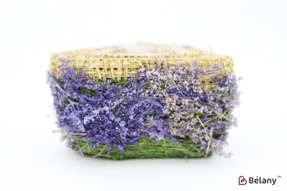 Set De Ghivece De Flori In Forma De Inima "padure" Mov Cu Pânză De Pânză