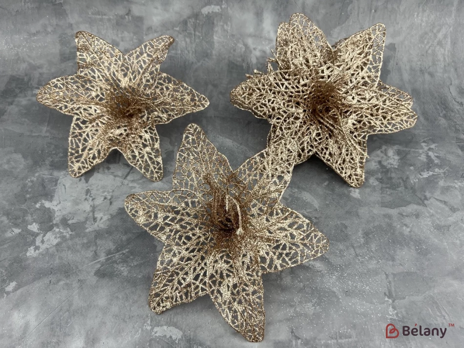 Decor „Flower Ajurat” Cu Pudră De Sclipici