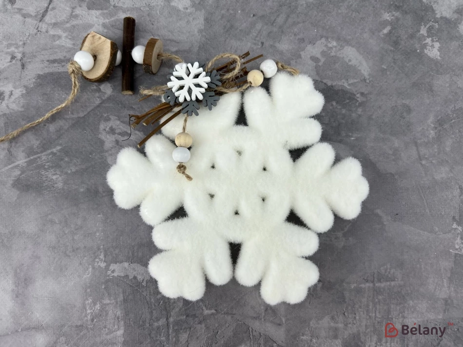 Fulg De Zăpadă Suspendat „Fulg De Zăpadă” Alb