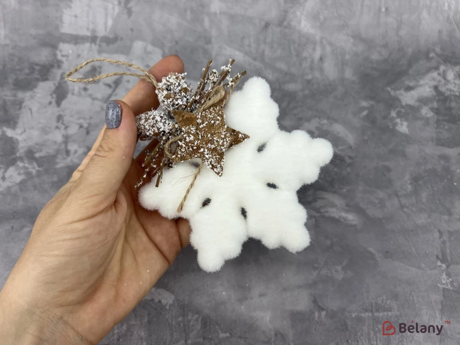 Pandantiv Stea "star And Cone" S Alb | 2