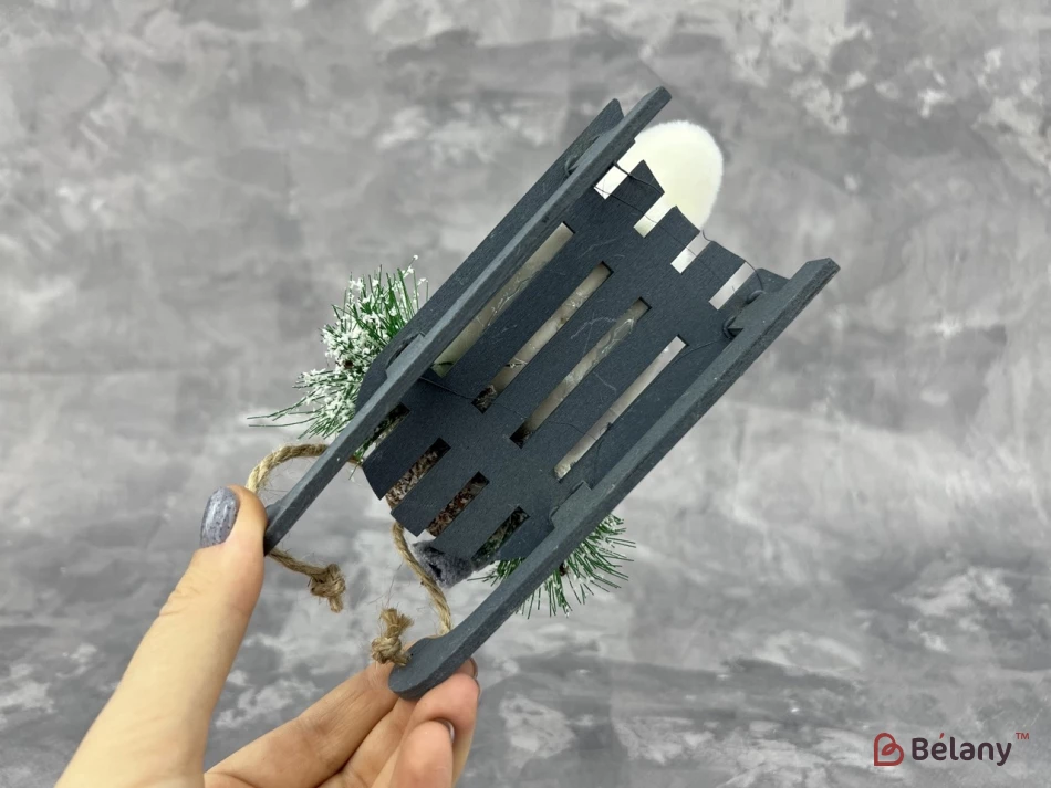 Decor De Anul Nou „Vveriță Pe Sanie”. | 4