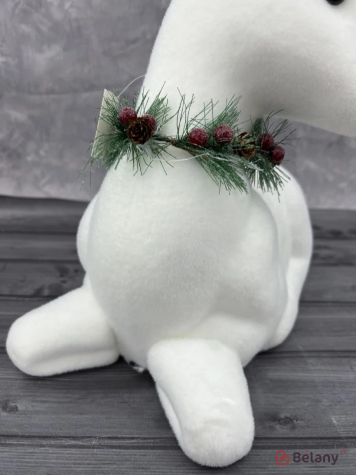 Eșarfă Decorativă „Cerb Culcat” Realizată Dintr-O Crenguță | 3