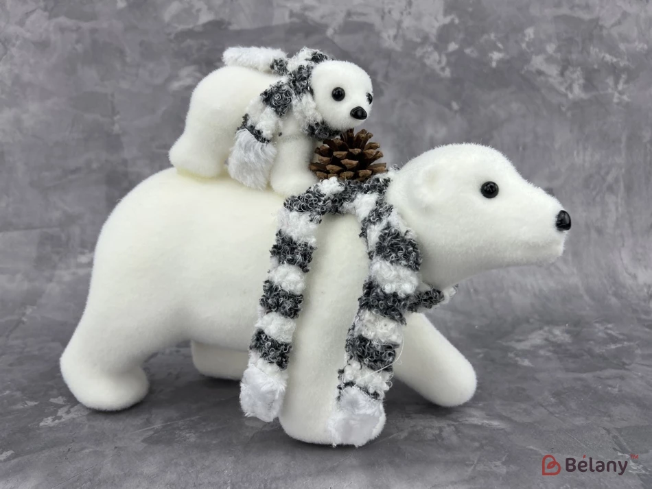 Decor Urs Cu Un Copil "ursul Polar"