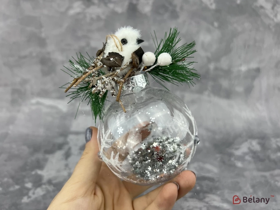 Jucărie Pentru Brad De Crăciun „Păsări Pe Sticlă”