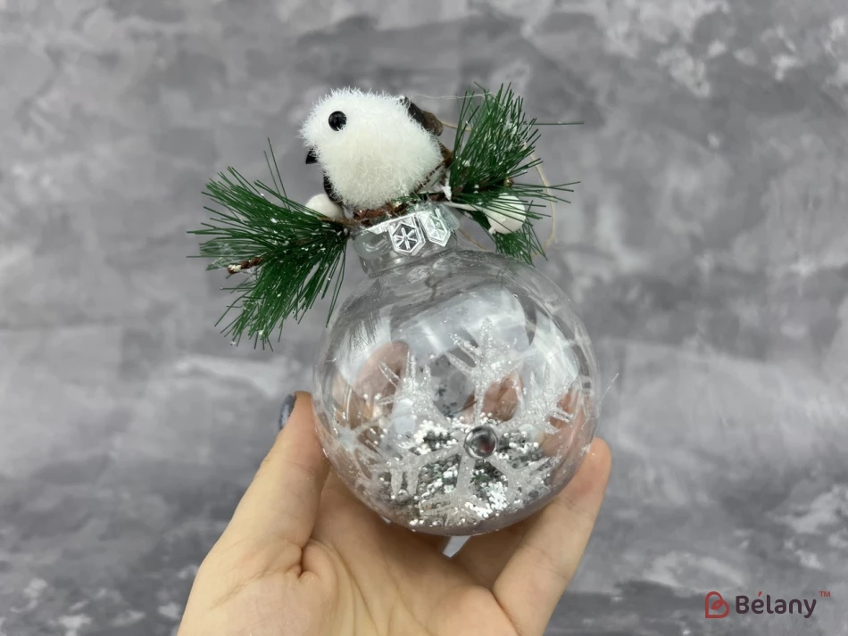 Jucărie Pentru Brad De Crăciun „Păsări Pe Sticlă” | 2