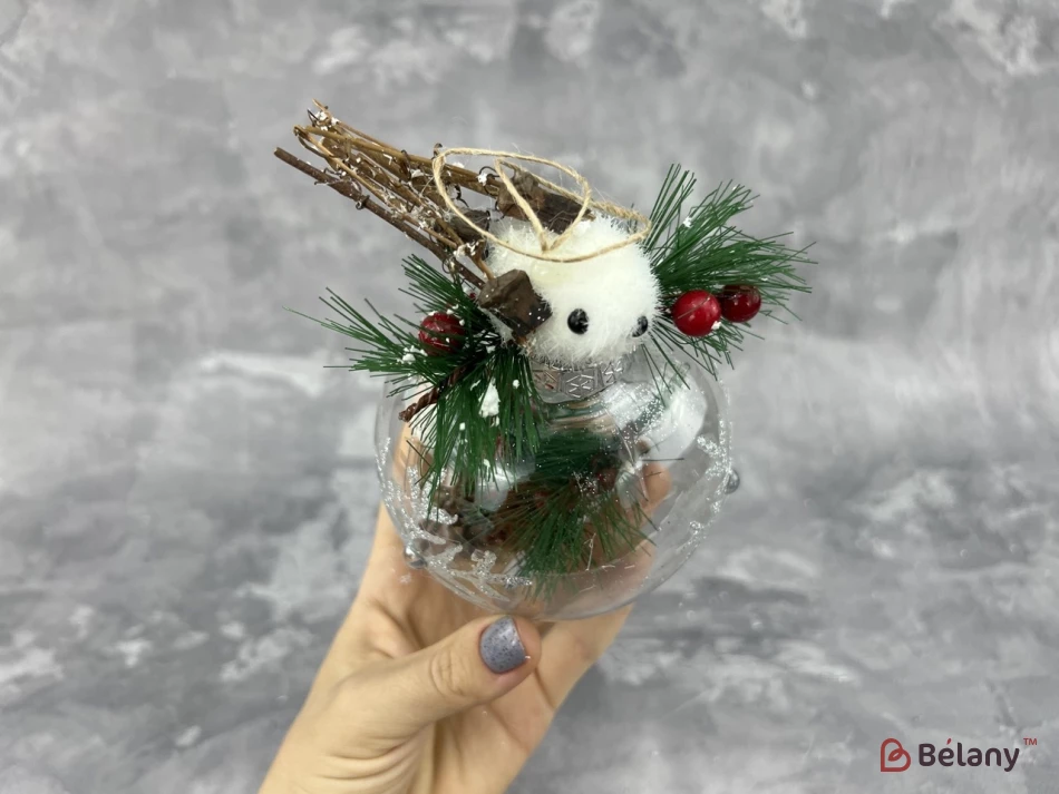 Jucărie Pentru Pom De Crăciun „Păsări Pe Minge Mare” | 3