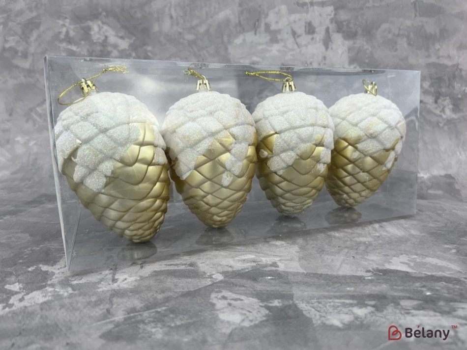 Jucărie Pentru Brad De Crăciun „Con Și Zăpadă”