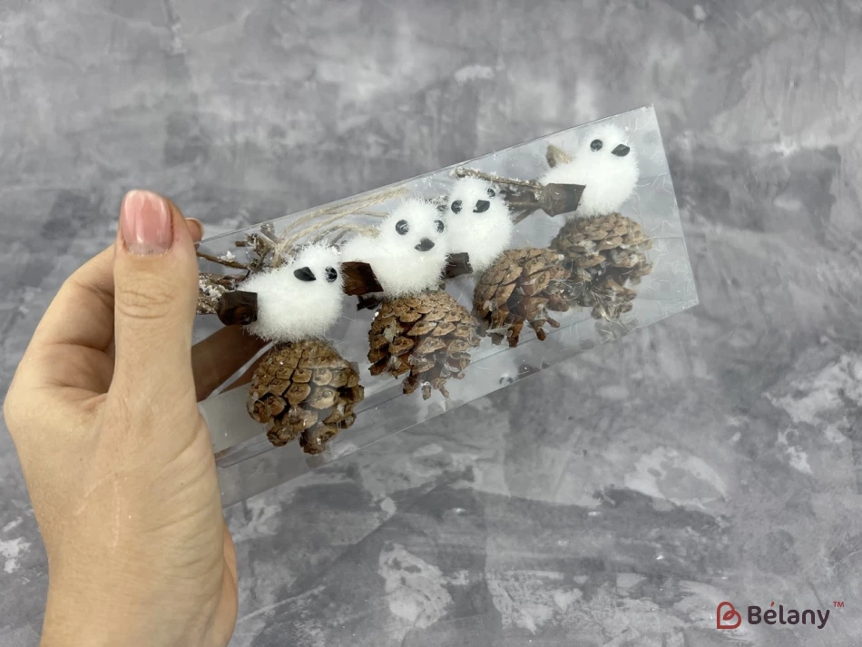 Jucărie De Pom De Crăciun „Pasare Pe Băț” S | 3