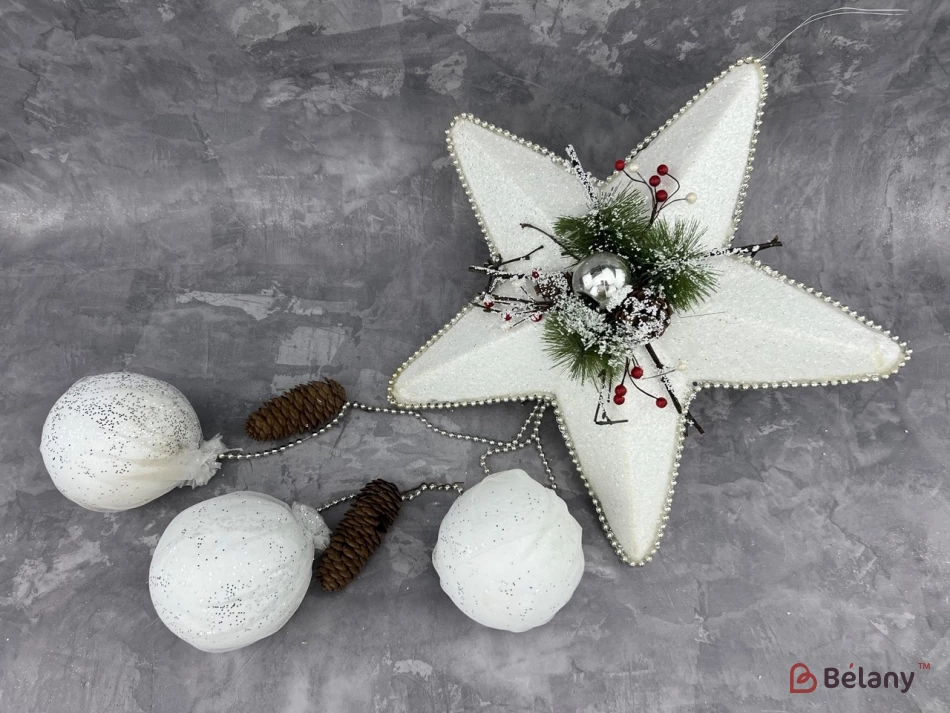 Decor Agățat „Star Și Verde”