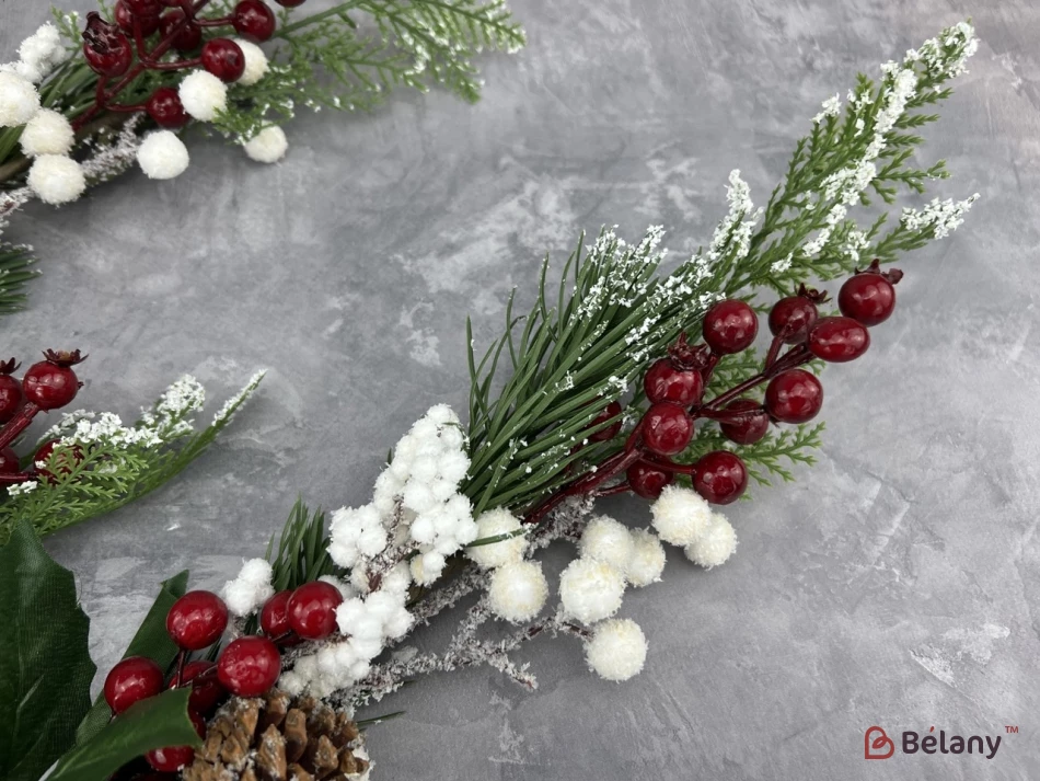 Decor Crenguță De Molid Cu Conuri | 4